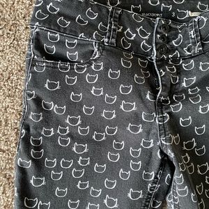 Blackheart Cat Print Jeggings